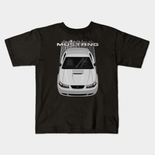 Mustang GT 1999 to 2004 SN95 New Edge - Silver Kids T-Shirt